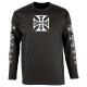 тениска,мъжки,тениски,west,coast,choppers,og,lbc,long,sleeve,t,shirt,black,(black)