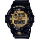 часовник,часовници,casio,ga,710gb,1aer,watch,black,black,golden,mineral