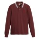 мъжки,блузи,с,яка,levi´s,®,slim,housemark,long,sleeve,polo,decadent,chocolate,(red)