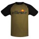 тениска,мъжки,тениски,ellesse,corp,short,sleeve,t,shirt,khaki,black,(green)