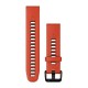 други,аксесоари,garmin,quickfit®,20,mm,silicone,strap,flame,red,graphite,(orange)