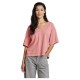 тениска,дамски,тениски,g,star,overdyed,deep,short,sleeve,v,neck,t,shirt,pink