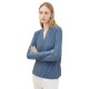 тениска,дамски,тениски,tom,tailor,1040011,crepe,sleeveless,v,neck,t,shirt,blue,(stormy,sea,blue)