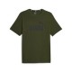 тениска,мъжки,тениски,puma,essential,logo,short,sleeve,t,shirt,green,(myrtle)