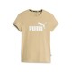 тениска,дамски,тениски,puma,ess,logo,short,sleeve,t,shirt,beige,(sand,dune)