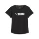 тениска,дамски,тениски,puma,fit,logo,ultrab,short,sleeve,t,shirt,black,(black)
