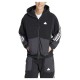 блуза,мъжки,пуловери,дамски,пуловери,adidas,fi,3,stripes,q4,full,zip,sweatshirt,black,(black)