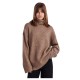 блуза,дамски,пуловери,дамски,плетени,дрехи,pieces,nancy,high,neck,sweater,brown
