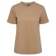 тениска,дамски,тениски,pieces,ria,solid,short,sleeve,t,shirt,brown,(silver,mink)
