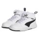 детски,маратонки,детски,маратонки,puma,rebound,v6,mid,ac+,infant,trainers,puma,white,puma,black,(white)
