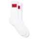 чорапи,мъжки,чорапи,дамски,чорапи,hugo,qs,rib,label,cc,10257974,socks,2,units,white,(white)