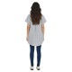 риза,с,къс,ръкав,дамски,блузи,дамски,ризи,only,fenna,loose,short,sleeve,shirt,grey,(cloud,dancer,stripes,iron,gate,stripe)