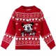 блуза,мъжки,пуловери,дамски,пуловери,cerdá,christmas,mickey,sweater,red,(red,white)