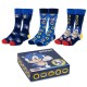 чорапи,детски,чорапи,cerdá,sonic,half,long,socks,3,units,multicolor,(multicolor)