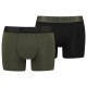 боксерки,мъжко,бельо,puma,100000884,basic,boxers,2,units,multicolor,(forest,night,black)