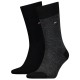 чорапи,мъжки,чорапи,tommy,hilfiger,birdseye,socks,2,pairs,black