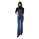 гащеризон,дамски,гащеризони,salsa,jeans,overall,glamour,flare,fit,jumpsuit,blue