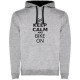 суичър,мъжки,пуловери,kruskis,keep,calm,and,bike,on,two,colour,hoodie,heather,grey,black,(grey)