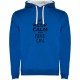 суичър,мъжки,пуловери,kruskis,keep,calm,and,bike,on,two,colour,hoodie,royal,blue,white,(blue)