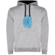 суичър,мъжки,пуловери,kruskis,runner,fingerprint,two,colour,hoodie,heather,grey,black,(grey)