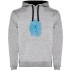 суичър,мъжки,пуловери,kruskis,skateboarder,fingerprint,two,colour,hoodie,heather,grey,black,(grey)