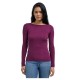 тениска,дамски,тениски,lee,ls,boat,neck,tee,long,sleeve,t,shirt,foxy,violet,(purple)