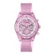 часовник,часовници,guess,athena,woman,watch,clear,(pink)