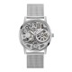 часовник,часовници,guess,gadget,watch,silver