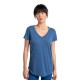 тениска,дамски,тениски,lolë,everyday,short,sleeve,v,neck,t,shirt,limoges,(blue)
