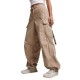 панталони,дамски,панталони,superdry,vintage,baggy,parachute,cargo,pants,stone,wash,taupe,brown,(beige)