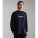 тениска,мъжки,тениски,napapijri,s,box,3,long,sleeve,t,shirt,blue