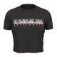 тениска,дамски,тениски,napapijri,s,rope,crop,1,short,sleeve,t,shirt,black,(black,041)