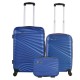 куфари,wellhome,wh4176,trolley,bag,3,units,blue,(blue)