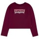 тениска,детски,тениски,levi´s,®,meet,and,greet,glitter,long,sleeve,t,shirt,rhododendron,levis,(red)