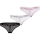 дамско,бельо,дамски,бикини,и,танкини,tommy,hilfiger,premium,essentials,thong,3,units,black,white,light,pink,(multicolor)