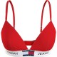 дамско,бельо,дамски,бикини,и,танкини,tommy,jeans,heritage,ctn,triangle,bra,deep,crimson,(red)