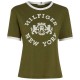 тениска,дамски,тениски,tommy,hilfiger,varsity,flock,regular,fit,short,sleeve,t,shirt,green
