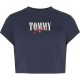 тениска,дамски,тениски,tommy,jeans,crp,essential,logo,1+,short,sleeve,t,shirt,black