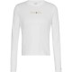 тениска,дамски,тениски,tommy,jeans,gold,serif,linear,long,sleeve,t,shirt,white