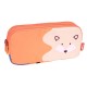 канцеларски,принадлежности,milan,3,zip,fun,animals,special,series,pencil,case,orange,(orange)
