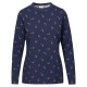 тениска,дамски,тениски,trespass,mandy,long,sleeve,t,shirt,blue,(navy,print)