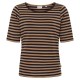 тениска,дамски,тениски,redgreen,hedy,short,sleeve,t,shirt,light,brown,stripe,(brown)