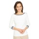 тениска,дамски,тениски,sea,ranch,charlotte,3,4,sleeve,t,shirt,white,(white)
