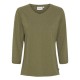 тениска,дамски,тениски,sea,ranch,kaya,3,4,sleeve,v,neck,t,shirt,army,green,(green)