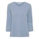 тениска,дамски,тениски,sea,ranch,kaya,3,4,sleeve,v,neck,t,shirt,mid,blue,(blue)