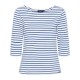 тениска,дамски,тениски,sea,ranch,marina,3,4,sleeve,t,shirt,white,federal,blue,(blue)