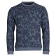 блуза,мъжки,пуловери,sea,ranch,mitch,printed,round,neck,sweater,blue