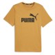 тениска,мъжки,тениски,дамски,тениски,puma,ess,logo,short,sleeve,t,shirt,yellow,(ginger,tea)