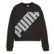 блуза,дамски,блузи,puma,power,sweatshirt,black