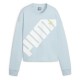 блуза,дамски,блузи,puma,power,sweatshirt,turquoise,surf,(blue)